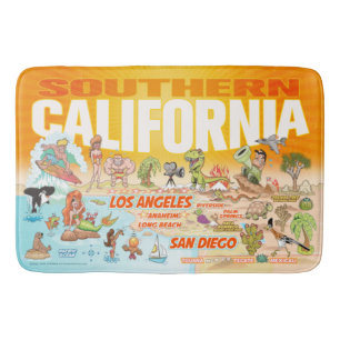 Alfombrilla De Baño Mat de Bath Sunset de California del Sur