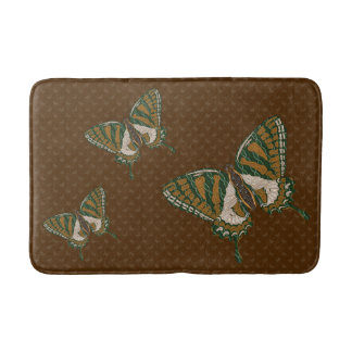 Alfombrilla De Baño Mat de Bath Swallowtail aborigen