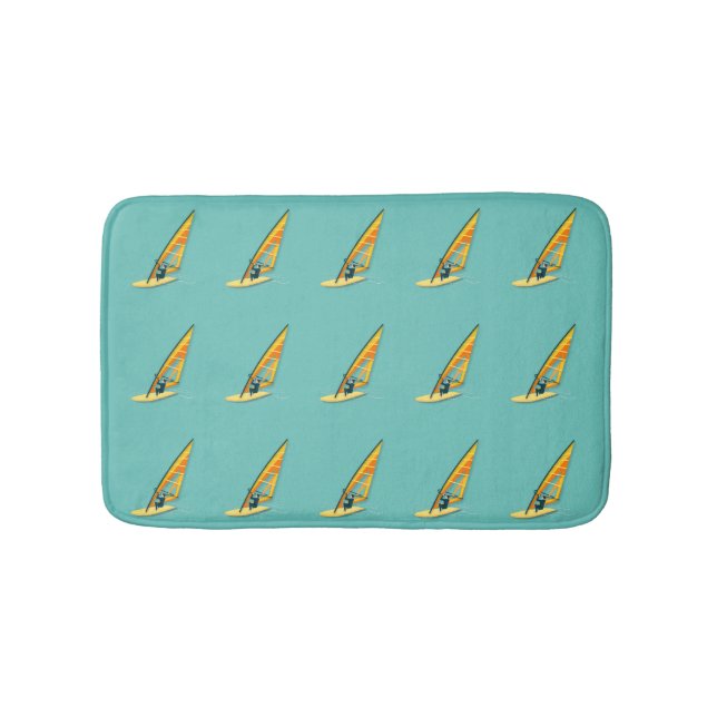 Alfombrilla De Baño Mat de Bath Windsurf (Anverso)