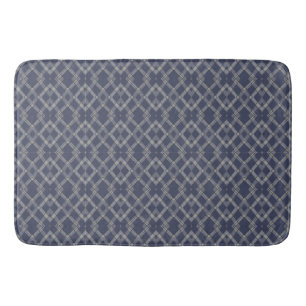 Alfombrilla De Baño Mat De Decorador De Estilo Gris Azul
