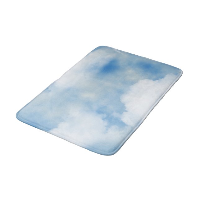Alfombrilla De Baño Mat de ducha de nubes negras (Angular)