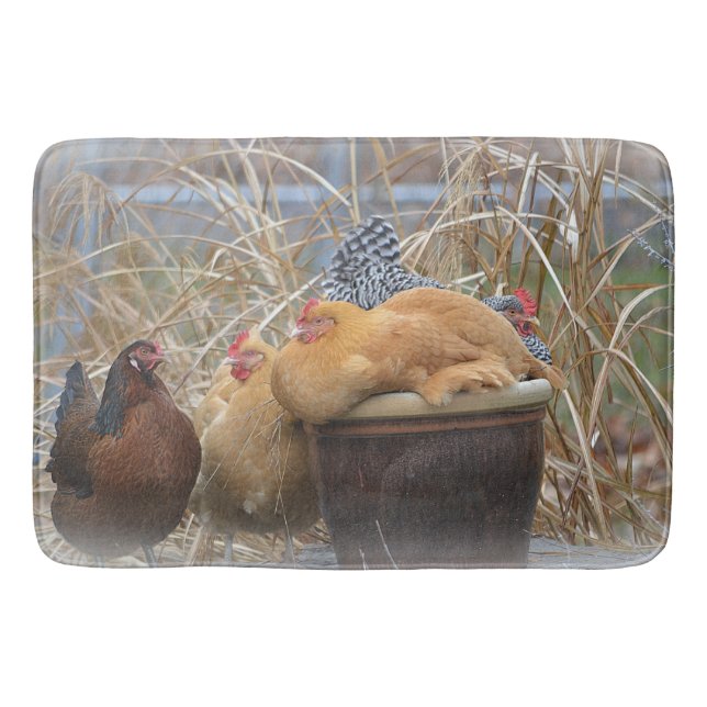 Alfombrilla De Baño Mat de pollo/cocina (Anverso)
