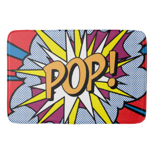 Alfombrilla De Baño Mata de baño de arte pop