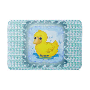 Alfombrilla De Baño Mata de baño de duque amarillo de goma