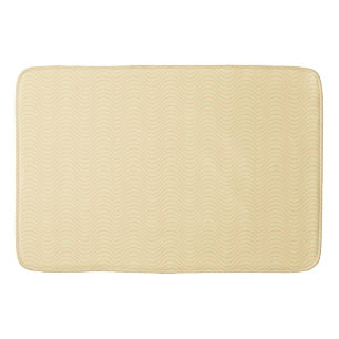 Alfombrilla De Baño Mata de baño de ondas doradas
