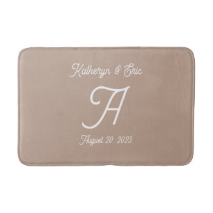 Alfombrilla De Baño Mata de baño monogramada
