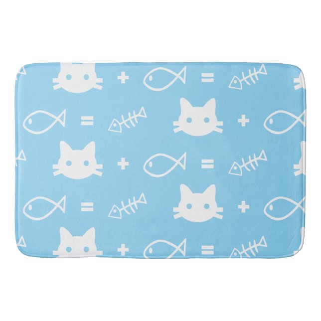 Alfombrilla De Baño Matemática del gato (Anverso)