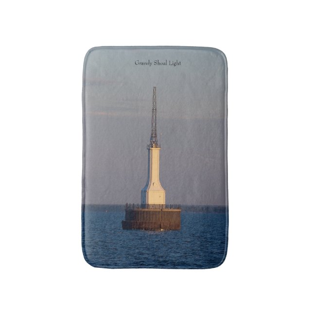 Alfombrilla De Baño Materia de baño de luz de choque grave (Frente vertical)