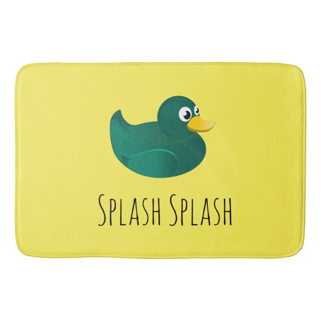 Alfombrilla De Baño Matete de baño de goma de goma (Anverso)