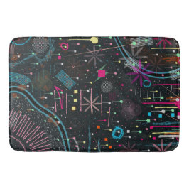 Alfombrilla De Baño Maximalist Abstract Expression 