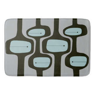 Alfombrilla De Baño MCM Bath Mat - Azul y gris vintage