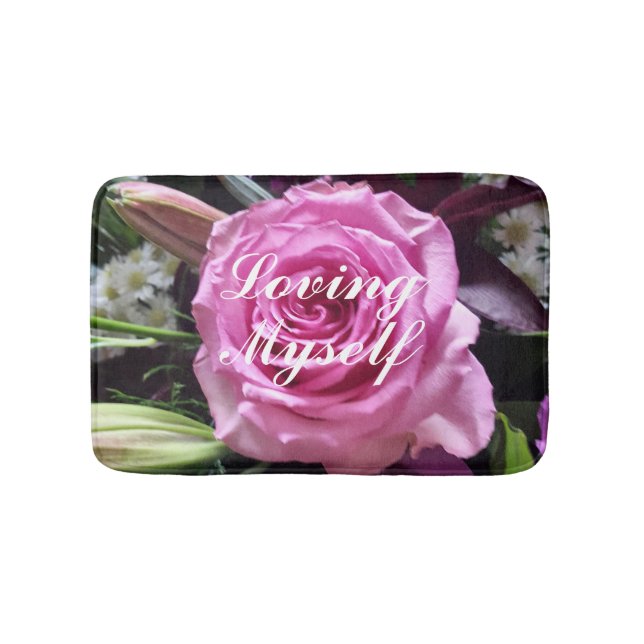 Alfombrilla De Baño Me Amo Bath Mat (Anverso)