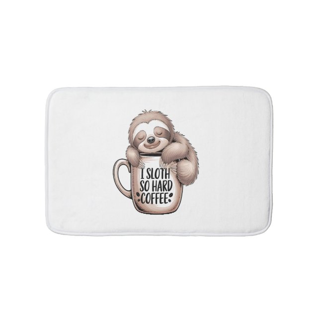 Alfombrilla De Baño Me Sloth sin café (Anverso)