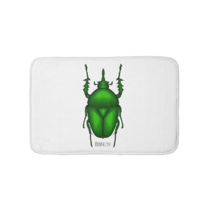 Alfombrilla De Baño Mecynorhina torquata personalizado ilustracion