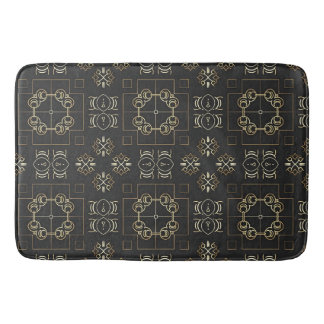 Alfombrilla De Baño Medallón Ornamental Geométrico