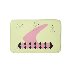Alfombrilla De Baño Mediados de siglo modernos