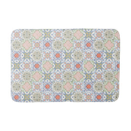 Alfombrilla De Baño Mediterranean Tile – Colorful Vintage Mos