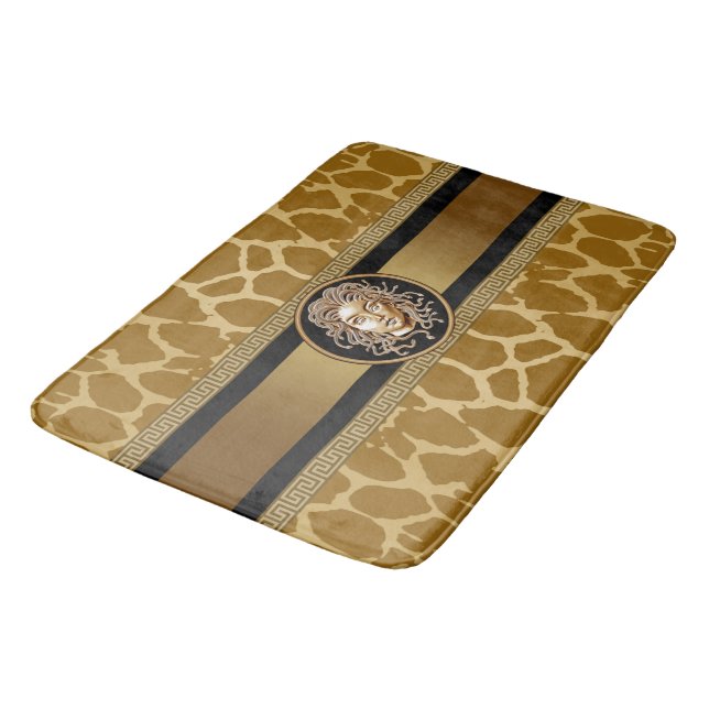 Alfombrilla De Baño Medusa lujoso Giraff Print Bath Mat (Angular)