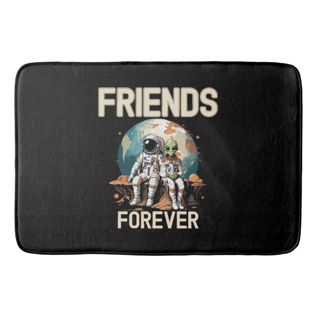 Alfombrilla De Baño Mejores amigos para siempre  (Anverso)