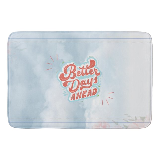 Alfombrilla De Baño Mejores Días (Anverso)