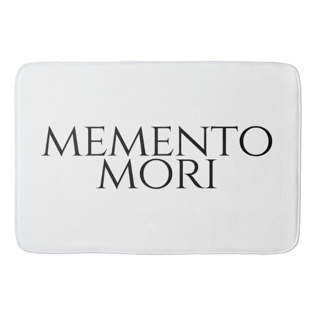 Alfombrilla De Baño Memento Mori (Anverso)