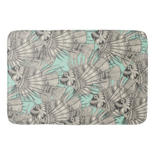 Alfombrilla De Baño menta de espejismo de pescado