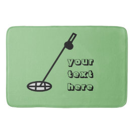 Alfombrilla De Baño metalizado detección de verde salado mínimo