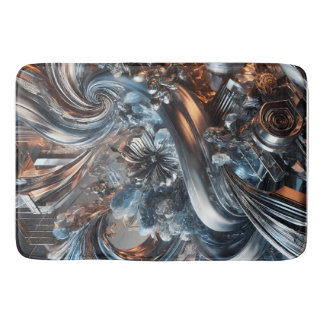 Alfombrilla De Baño Metallische Strömungen
