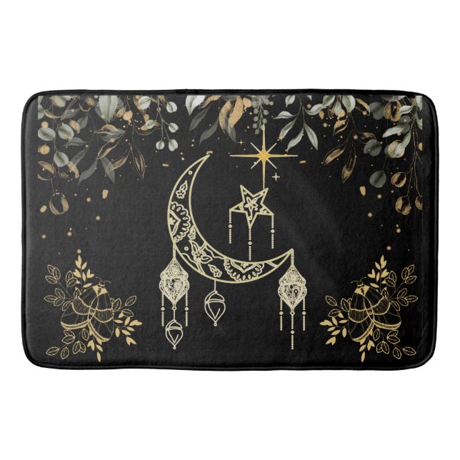 Alfombrilla De Baño Metas y luna celestial  (Anverso)