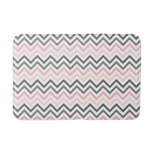 Alfombrilla De Baño Mezcla rosa y gris