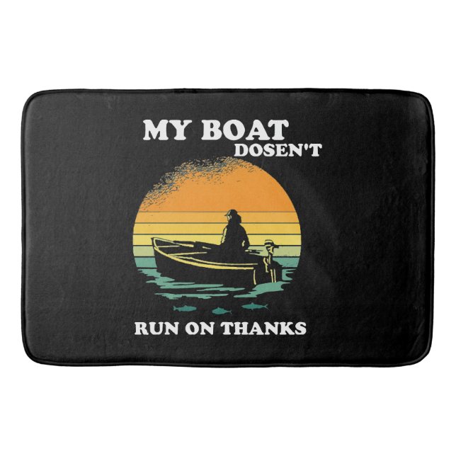Alfombrilla De Baño Mi Barco No Funciona Con Gracias (Anverso)