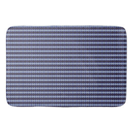 Alfombrilla De Baño Mi diseño favorito del patrón de vestimenta azul
