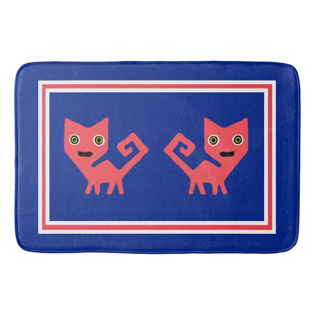 Alfombrilla De Baño Mi gato gatito de mierda (Anverso)