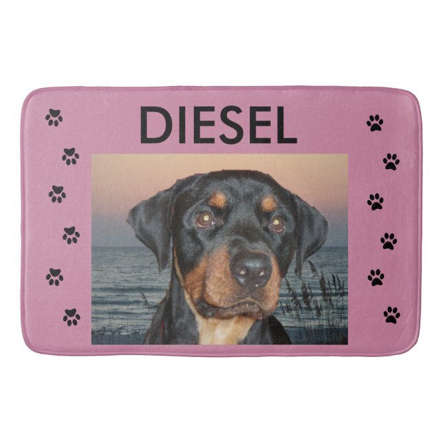 Alfombrilla De Baño Mi Mascota y mis patas (Anverso)