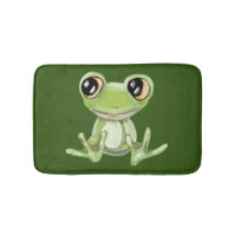 Mi otra amiga de rana verde Bath Mat