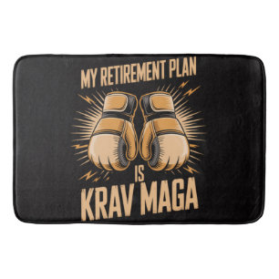 Alfombrilla De Baño Mi plan de jubilación es Krav Maga
