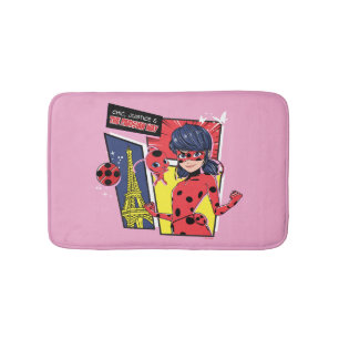 Alfombrilla De Baño Milagroso Comic Ladybug Parisian Way