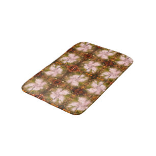 Alfombrilla De Baño Milkweed Mariposa Sangria Espejo