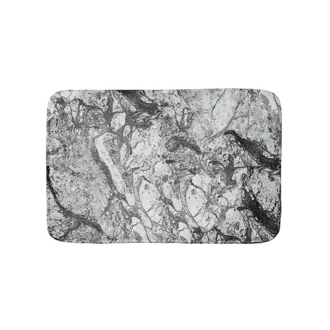 Alfombrilla De Baño Mirada de Marble Gris (Anverso)