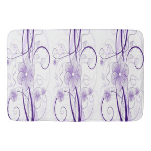 Alfombrilla De Baño Miriam Purple Bath Mat