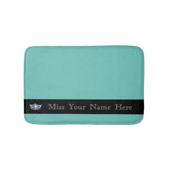Alfombrilla De Baño Miss América Aqua Crown Bath Mat (Anverso)