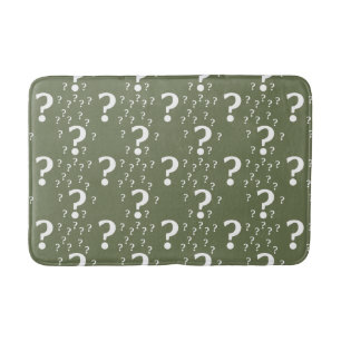 Alfombrilla De Baño Misterio de interrogación acertijo rompecabezas ol