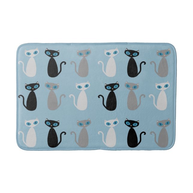 Alfombrilla De Baño Mod Gatos Personalizado Mat (Anverso)