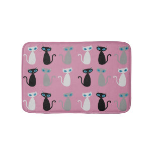 Alfombrilla De Baño Mod Gatos Personalizado Mat