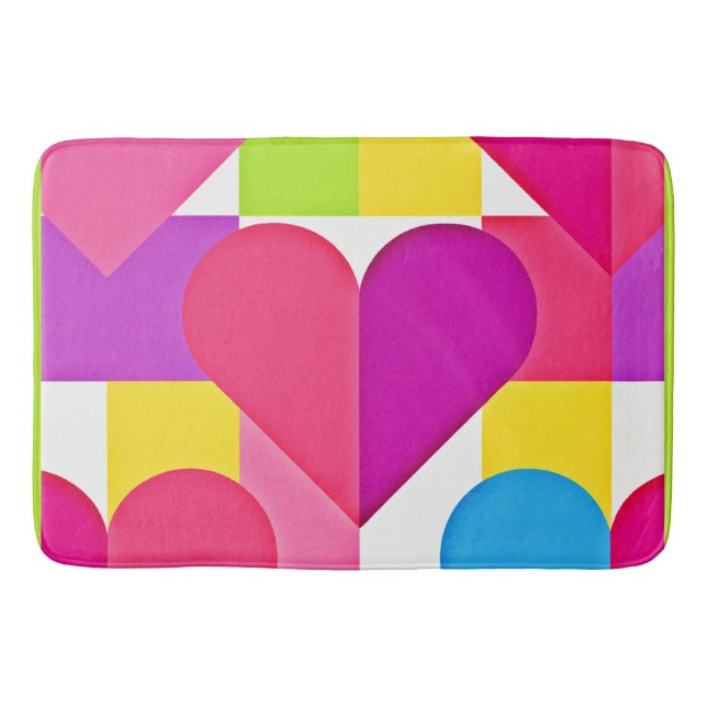 Alfombrilla De Baño Moda Amor Elegancia: Bliss romántico (Anverso)