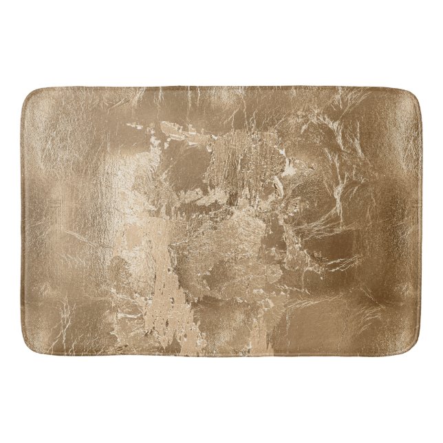 Alfombrilla De Baño Moda Bronze Gold (Anverso)