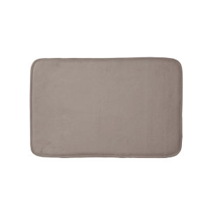 Alfombrilla De Baño Moda elegante de color verde beige sólido liso y 