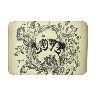 Alfombrilla De Baño moda giratoria florece swirl colores pastel victor