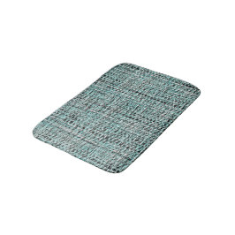 Alfombrilla De Baño Moda Gris Seafoam Blue Green Boucle Tejido Patrón