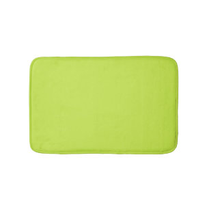 Alfombrilla De Baño moda moderna de color verde lima minimalista